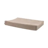 Jollein Aankleedkussenhoes - Milky Coffee - 50x70 cm - Cloudy Rib