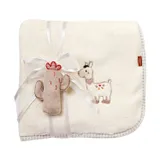 Fehn Kuscheldecke Llama - 75 x 100 cm
