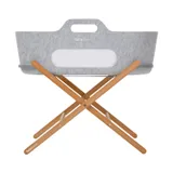 Snüz SnüzBaskit Moses Basket + Stand Set -Light Grey / Natural