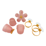 Little Dutch Badwandbekers - Bloem