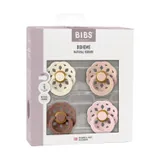 Bibs Boheme Schnuller - 4er - Pack - Size 1 - Ivory/Blush/Woodchuck/Blossom