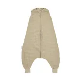 Meyco Baby Uni Sommer Schlafoverall Jumper - 104 cm - Pre-Washed Hydrophil - Sand