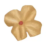 Ferm Living Wandhaak - Poesie Hand-carved Hook - Tan