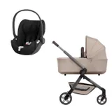 Joolz Hub 2 Kinderwagen 2-in-1 - Sandy Taupe & Cybex Cloud T Plus Autositz