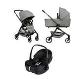 Joolz Hub 2 Kinderwagen 2-in-1 - Sage Green | Joolz X Maxi-Cosi Pebble 360 Pro 2 Autositz | Maxi-Cosi FamilyFix 360 Pro
