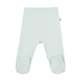 Bamboom Hose mit Füßen - 1 Monat - Sky Grey