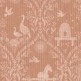 Eijffinger Behang - Tiny Treasures - Oranje / Terracotta