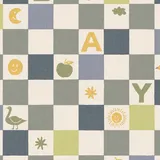 Eijffinger Behang - Tiny Treasures - Multicolour Groen