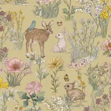 Eijffinger Behang - Tiny Treasures - Pastel Groen