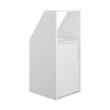 Diagone Unterschrank für Dachschrägen, 1-türig – Weiß