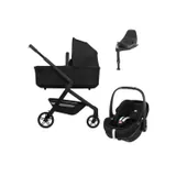 Joolz Hub 2 Kinderwagen 2-in-1 - Space Black | Joolz X Maxi-Cosi Pebble 360 Pro 2 Autositz | Maxi-Cosi FamilyFix 360 Pro