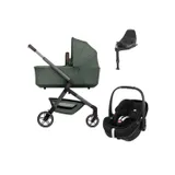 Joolz Hub 2 Kinderwagen 2-in-1 - Forest Green | Joolz X Maxi-Cosi Pebble 360 Pro 2 Autositz | Maxi-Cosi FamilyFix 360 Pro