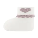 Ewers Hartjes/Streepjes Babysokken - 3 stuks - One Size - Rood/Wit