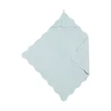 Meyco Baby Wavy Badecape - 80 x 80 cm - Frottee - Grey Blue