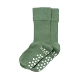 KipKep Anti-Rutsch Bleib-Socken - 18-24 Monate - Uni Green