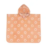 Jollein Badponcho Badstof - Jacquard Flower Reversible