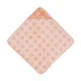 Jollein Frottee-Badecape - Jacquard Flower - 75x75 cm