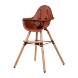 Childhome Evolu 2-in-1-Kinderstuhl Natur / Rost