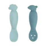 Done By Deer Tiny Farm Übungslöffel Set - Blue