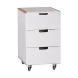 Manis-h Kommode mit Rollen – 3 Schubladen – White