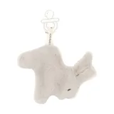 Bamboom Pluche fopspeenhouder - Warm White