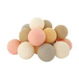 LIFETIME Lichterkette - Cotton Ball Lights - Crisp Peach