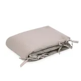 Julius Zöllner Bedomrander - Waffelpiqué - Nougat - 180x35 cm