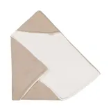 Bamboom 4-seizoenen Omslagdoek - 75 x 75 cm - Kasjmiermix en Teddy - Stone Sand