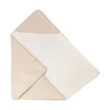 Bamboom Geborstelde Omslagdoek met Capuchon - 80x80 cm – Neutral Pink