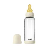 BIBS Flasche - Medium Flow - 240 ml - Glas/Latex - Ivory