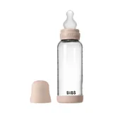 BIBS Flasche - Medium Flow - 240 ml - Silikon/Glas - Blush