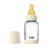 BIBS Flasche - Slow Flow - 120 ml - Glas/Latex - Ivory