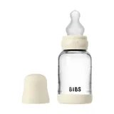 BIBS Fles - Slow Flow - 120 ml - Silicone/Glas - Ivory