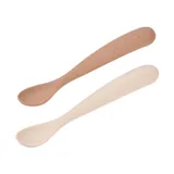 Béaba Set van 2 Siliconenlepels 1ste Leeftijd – Duo Clay