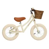 Banwood First Go Girl Loopfiets - Cream