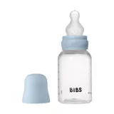 Bibs Flasche - Slow Flow - 150 ml - Silikon - Baby Blue