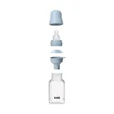 Bibs Fles - Slow Flow - 150 ml - Silicone - Baby Blue