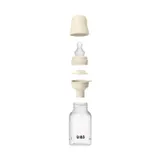Bibs Fles - Slow Flow - 150 ml - Silicone - Ivory 