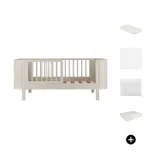 Bopita Heya Peuterbed Pakketdeal - 70 x 140 cm - Oatmeal