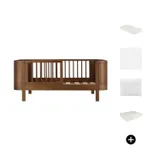 Bopita Heya Peuterbed Pakketdeal - 70 x 140 cm - Walnut
