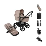 Bugaboo Fox 5 Renew Kinderwagen 2-in-1 - Essential Bundle - Black / Desert Taupe