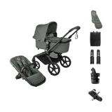Bugaboo Fox 5 Renew Kinderwagen 2-in-1 - Essential Bundle - Black/ Forest Green