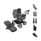 Bugaboo Fox 5 Renew Kinderwagen 2-in-1 - Essential Bundle - Graphite / Moon Grey