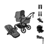 Bugaboo Fox 5 Renew Kinderwagen 4-in-1 - Bundle - Graphite / Moon Grey
