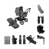 Bugaboo Fox 5 Renew Kinderwagen 4-in-1 - Newborn Paket - Graphite / Moon Grey