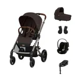 Cybex Balios 3-in-1 Kinderwagen Set M - Chocolate Brown/Brown