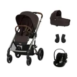 Cybex Balios 3-in-1 Kinderwagen Set S - Chocolate Brown/Brown