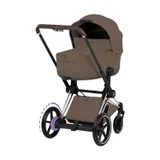 Cybex e-Priam 5 Style Kinderwagen 2-in-1 - Chrome Brown/Coconut Brown