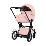 Cybex e-Priam 5 Style Kinderwagen 2-in-1 - Matt Black/Peach Pink