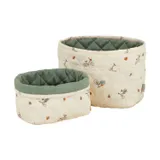 Cam Cam Quilted Opbergmandje Bicycles 2 Stuks